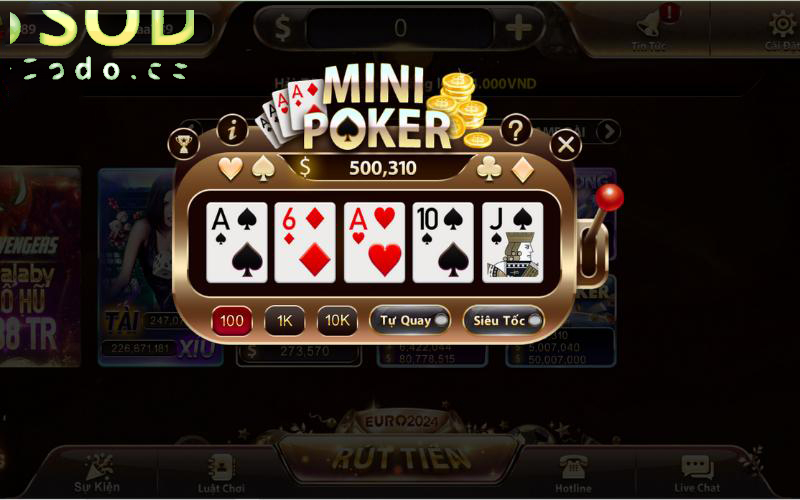 Thông tin về game mini poker